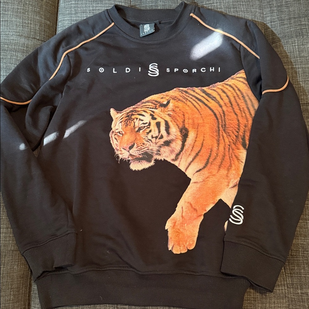 Soldi Sporchi Black Tiger Sweatshirt